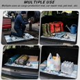 thumbnail image 3 of XYZCANDO Cute Penguin Car Trunk Mat 29" x 39", All-Weather Waterproof Cargo Liner with Non-Slip Backing, Easy-Clean Stitched Edge Protector for SUVs, Sedans and Trucks, 3 of 7