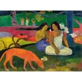 thumbnail image 2 of Gauguin, Paul 32x25 Gold Ornate Wood Framed with Double Matting Museum Art Print Titled - Arearea, 2 of 4