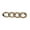 Golden, variant on Pebbuoy Women Brooch Hollow Chain Shape Polished Solid Color Anti-slip Wear-resistant Coat Collar Pants Hat Scarf Decoration Clothes Positioning Pin Garment Jewelry