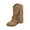 Khaki, variant on Khaki Ladies Low Heel Round Toe Tassel Booties Suede Ankle Boots Casual Winter Comfortable Solid