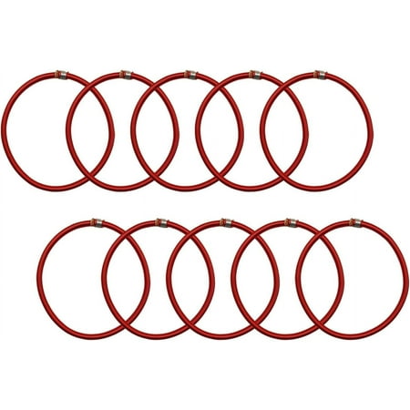 

ZAGHNRENJ 10Pcs Trampoline Elastic Rope Elastic Ties Aluminum Buckle Trampoline Accessories Bungee Cord for Tarp Canopy Exercise Fitness Trampoline Red ACF-775