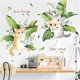 thumbnail image 4 of Cute Kittens Palm-Leaf Scandinavian Simple and Fresh Wall Stickers, sacinora Cartoon Cat Animal Wall Decals Removable Vinyl Peel and Stick for Living, 4 of 4