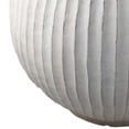 thumbnail image 4 of Benjara Gany Decorative Vase- Spherical Bottom- 22" Weathered White Resin, 4 of 6