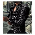 thumbnail image 3 of Camisa De Manga Larga Para Hombre Con Estampado 3d, 3 of 3