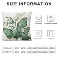 thumbnail image 5 of Creowell  Decorative Square Throw Pillow Covers, Soft Farmhouse Throw Covers,Floral Throw Pillow Case for Couch Sofa Bed Living Room White, 5 of 5