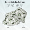 thumbnail image 2 of Fotbe green plaid Moose tree Sombrero Tipo Pescador con Estampado – Sombrero de Sol de Algodón de Moda para Playa, Golf, Pesca, 2 of 6