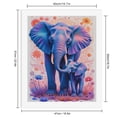 thumbnail image 2 of Paint by Numbers Kit for Adults, Colorful Elephant Art Family Garden Paint by Numbers, Easy Paint by Numbers Kit for Adults Beginner, DIY Adult Paint by Number Kits on Canvas, 12x16in Home Decor, 2 of 7