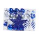 thumbnail image 5 of 88x Adornos de bolas para árbol de Navidad, adornos navideños, decoraciones para árboles de Navidad Azul, 5 of 9