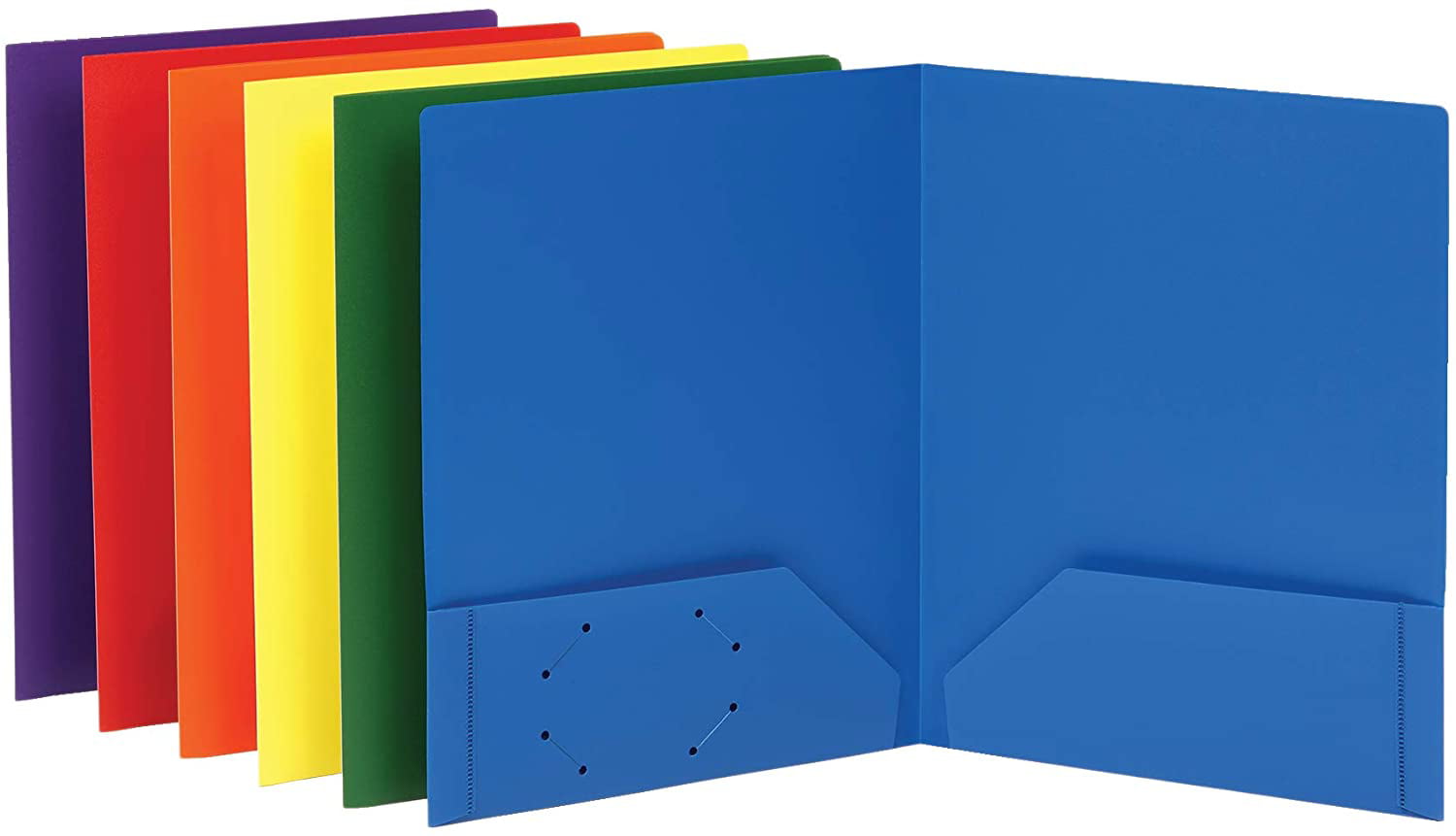Oxford Folders with Pockets, Durable Plastic, Two Pocket Folders ...