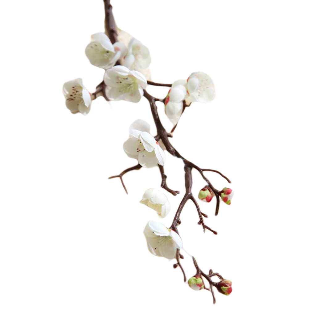 Vkospy Simulation Chinese Dry Branch Small Plum Blossom Real Touch Home Table Festival Decorative Artificial Fake Flowers 