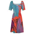 thumbnail image 5 of Robe Sans Manches jungle Colorée Tenue de festival Robe d'Été pour Femmes Vêtements pour Femmes 2024, 5 of 5