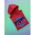 thumbnail image 3 of Coming Out Club Bubblegum Stamp Hoodie Men -Smartprints Designs, Male 3X-Large, 3 of 4