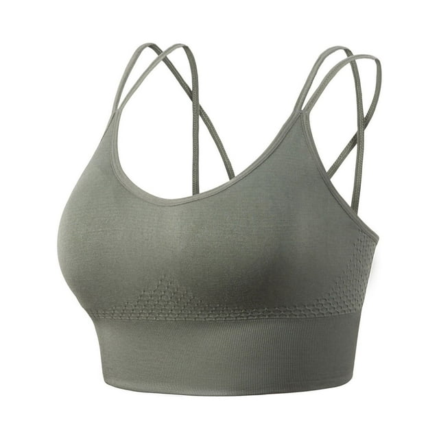 Woman Bras with String Quick Dry Shockproof Running Fitness Large Size Underwear