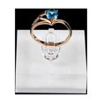 thumbnail image 2 of 3 pieces Clear Acrylic Jewelry Holder Photography Props Rings Clips Display Stand Transparent White Acrylic Ring Shelf Jewelry Display Shelf Jewelry Silver Display Prop, 2 of 5