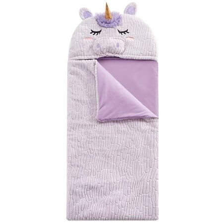 American Toddler Textured Unicorn Rabbit fur Sleeping (Best Toddler Sleeping Bag)