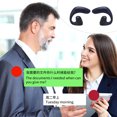 thumbnail image 2 of Translator Headphones, 144 Languages Voice Translation Earphones Accurate Stereo 3 Modes Ear Hook Type Music Function  For Business For IOS, 2 of 7