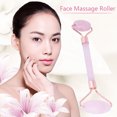 thumbnail image 3 of Rodillo De Masaje Facial, Rodillo De Cuarzo Rosa, Jade De Cuarzo Rosa Para Masaje De área Pequeña Belleza Facial Adelgazante ANGGREK Cocina, Decoración y Otros, 3 of 5