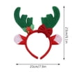 thumbnail image 3 of PRETXORVE Christmas Decorations, Christmas Ornaments, Christmas Decorations for Adults and Children, Deer Antler Headbands, Fabric, Christmas Gifts, 3 of 6