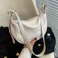 thumbnail image 2 of IELGY niche design all-match solid color simple texture shoulder bag women, 2 of 2