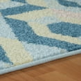 thumbnail image 3 of Polygon Transitional Geometric Indoor Area Rug by Blue Nile Nills - 8' x 10', Blue, 3 of 4