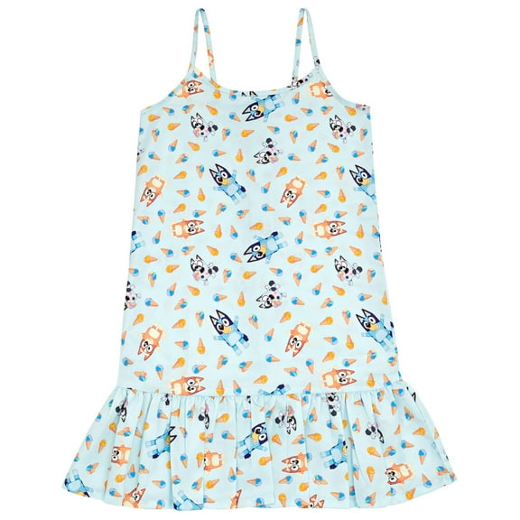 Bluey Bingo Muffin Toddler Girls Matching Family Cami Dress Girls Dress 4T