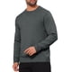 thumbnail image 5 of SUÉTER DE PULLOVER DE PUNTO SUAVE DE MANGA LARGA DE CUELLO REDONDO CLÁSICO PARA HOMBRE INSPIRAR CHIC COLOR SÓLIDO L GRIS OSCURO, 5 of 6