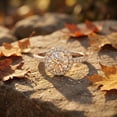 thumbnail image 6 of Rosec Jewels IGI Certified Lab Grown Diamond Engagement Ring with Halo - 1 Carat - E-VS1 Quality - Jewelry for Special Person, 925 Sterling Silver, US 4.00, 6 of 8