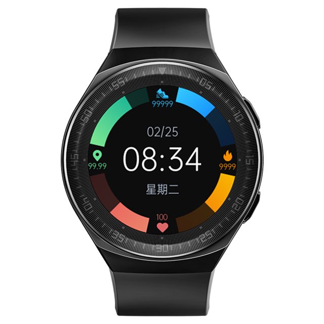 Pulsera Inteligente MT3 con Pantalla Táctil de 1.28", Almacenamiento de Música de 8G, Llamadas Bluetooth y Grabación de Voz, Duración Extendida de Batería, Gestión de Salud, Color Negro.