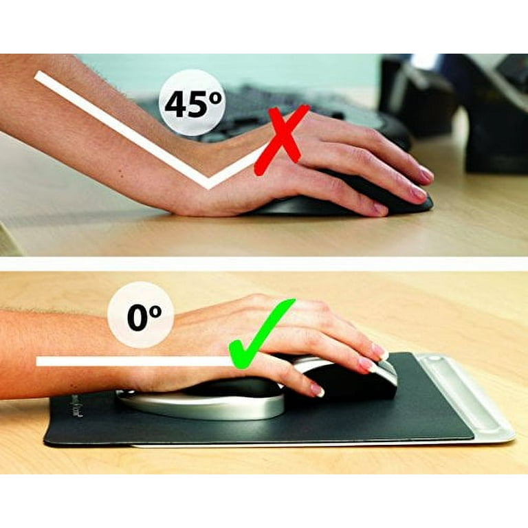Fellowes 9184001 Mouse Pad / Wrist Support, Graphite