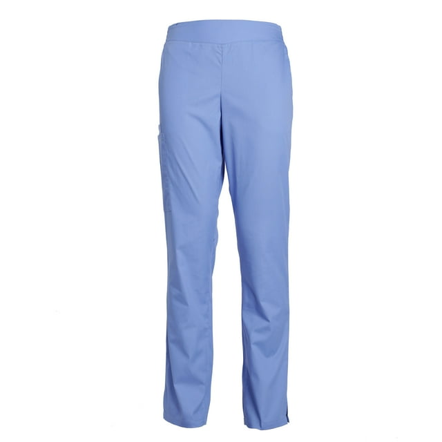 Pantalon d'Uniforme d'Infirmière pour Femmes Coupe Ajustée Jambe Évasée Taille Élastique