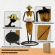 thumbnail image 4 of Waiter Candle Holders Ornament Iron Candle Stand Stylish Table Centerpiece For Home Bedroom Wedding Dining Room And Party Decor Equipped With Electronic Candles, 4 of 6