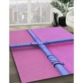 thumbnail image 3 of Ahgly Company Machine Washable Indoor Rectangle Transitional Heliotrope Purple Area Rugs, 2' x 5', 3 of 7
