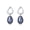 Black, variant on 9-10mm Baroque Freshwater Black Pearl Drop Earrings for Women, 925 Sterling Silver Cultured Pearls Dangle Earrings, Mother 's Day Jewelry Gift