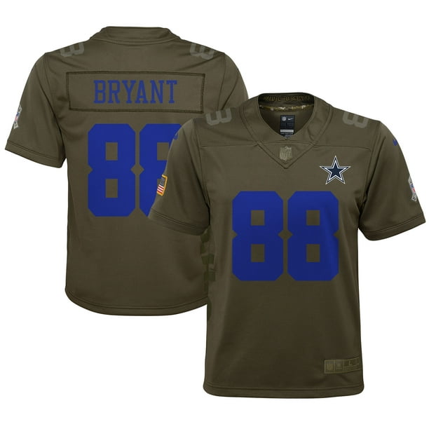 Dez Bryant Dallas Cowboys Nike Youth Salute to Service Game Jersey - Olive