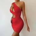 thumbnail image 2 of Women's Casual Pencil Dress Sleeveless Solid Color Everyday Outfit Spring Summer Fall Comfortable Stylish Versatile Fashion, 2 of 2