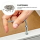 thumbnail image 2 of SOPOTUTU 50Ud Tornillo Con Hexagonal Para Muebles Interior Fácil Fijación Plata, 2 of 8