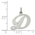 thumbnail image 3 of White Sterling Silver Charm Pendant Themed 18 mm 19, 3 of 3