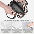 thumbnail image 4 of Goofa Brown Black Cow Pattern Lunch Bag ,Insulated Lunch Box, Small Leakproof Cooler Food Lunch Containers Reusable High Capacity Lunch Tote Bags, 4 of 8