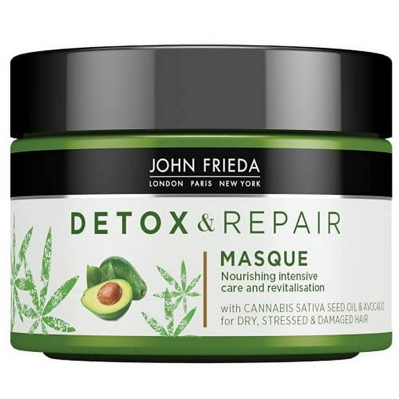 John Frieda Detox & Repair Nourishing and Repairing Hair Care Mask for Dry and Damaged Hair 250ml