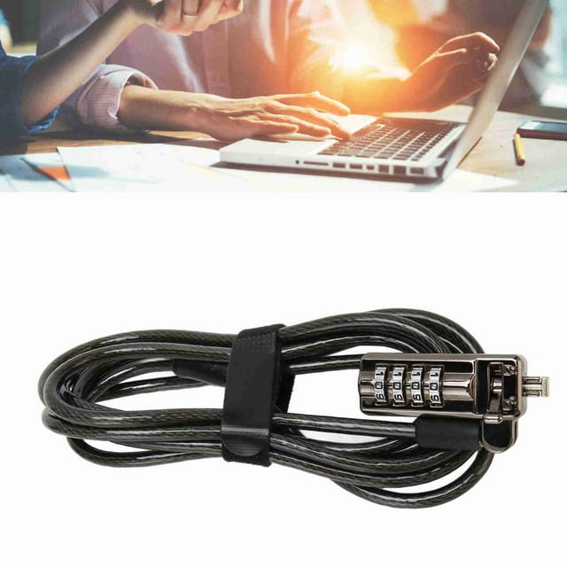 Candado De Cable Para Computadora Portátil, Candado De Cable Para Computadora Portátil De Alta Resistencia Y Resistente, Disuasor De Robo Flexible Para Computadora Portátil
