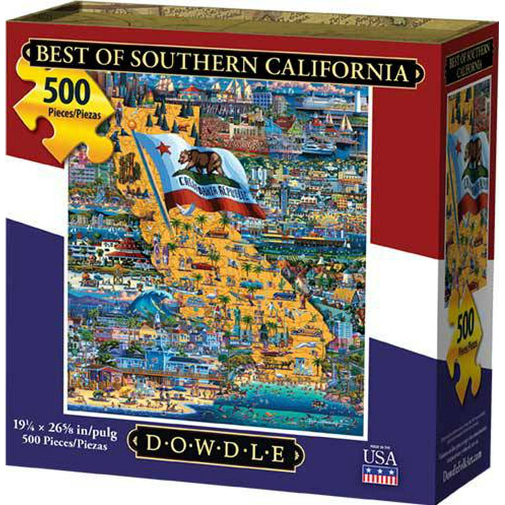 Dowdle Jigsaw Puzzle - Best of Southern California - 500 Piece ...