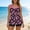 C Multicolor, variant on HAPIMO Tankini Swimsuits for Women Two Piece Modest Bathing Suits Flowy Swim Top with Boyshorts Summer Swimwear Sets for Beach Pool Vacation Orange XXL