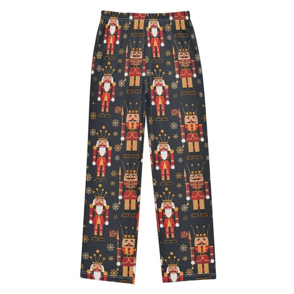 joogoo Christmas Golden Nutcracker Pajama Pants Pj Bottoms Sleepwear Lounge L