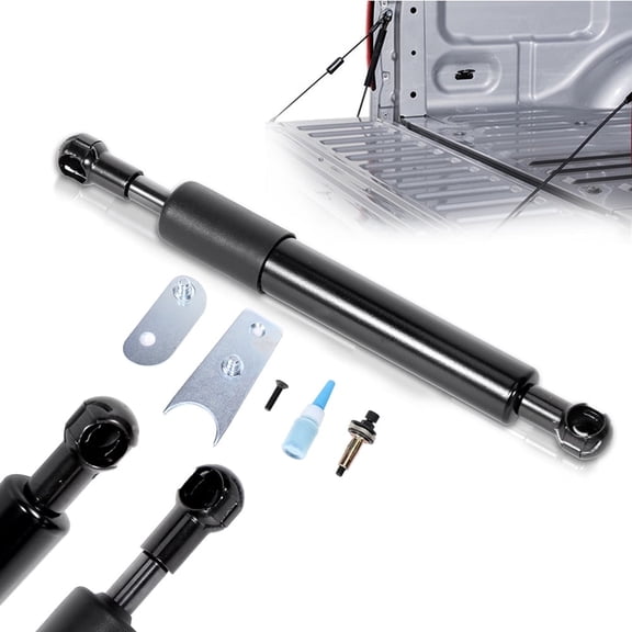 ECCPP Rear left/right Tailgate Lift Support Fit for 2012-2016 for GMC Sierra 3500 HD 2013-2016 for Chevy Silverado 1500 Replaces DZ43102 2pcs