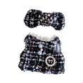 thumbnail image 1 of Ropa de Muñeca de Felpa perfecl Conjunto de Falda de Dibujos Animados 15cm Negro, 1 of 7