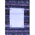 thumbnail image 1 of Ahgly Company Indoor Rectangle Abstract Blue Contemporary Area Rugs, 2' x 3', 1 of 4