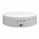 thumbnail image 1 of Rotating Display Stand Electric 3 Speed Level 360 Degree Rotating Turntable for Jewelry Short Video White with Matte Surface, 1 of 3