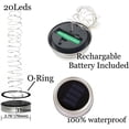 thumbnail image 3 of Outdoor Solar Garden Mason Jar Decor Lights With 20LED Fairy String Light Solar Hanging Lanterns for Yard Patio DIY Party Wedding Decoration (1 Piece), 3 of 6