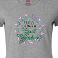 thumbnail image 4 of Inktastic I Love Being a Great Grandma- Circle of Hearts Women's T-Shirt, 4 of 5