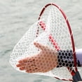 thumbnail image 2 of serony Filets de Pêche de Débarquement Canne Télescopique Accs Pliable Résistant à l'Usure Outils Légers Extérieur Extensible Alliage d'Aluminium Pêcheur Rouge, 2 of 9